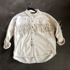 Zara shirt jacket